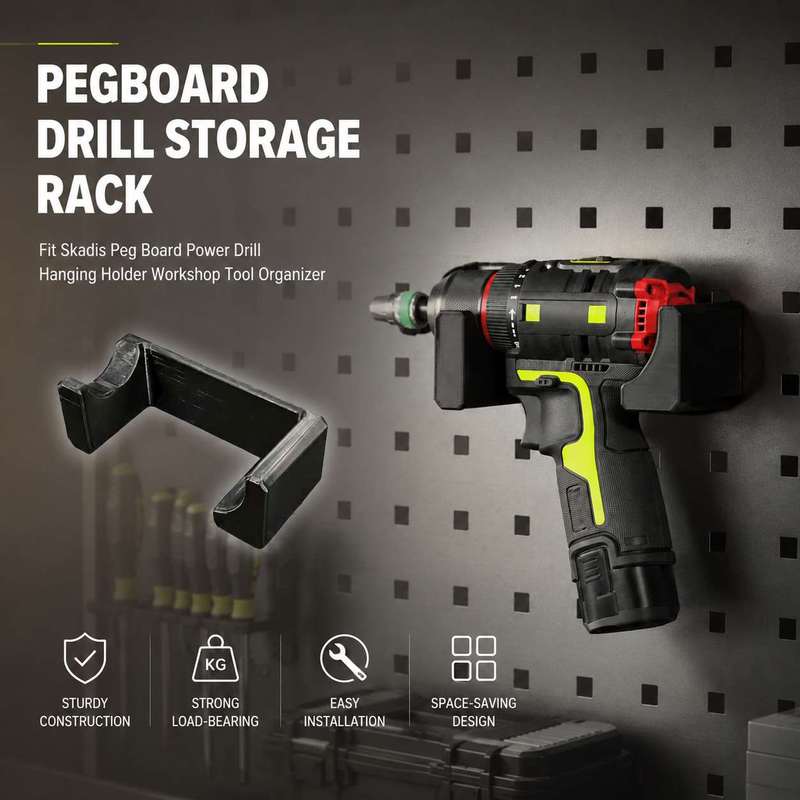 Workshop Tools.Hanging Board - Suporte de Armazenamento para Furadeiras em