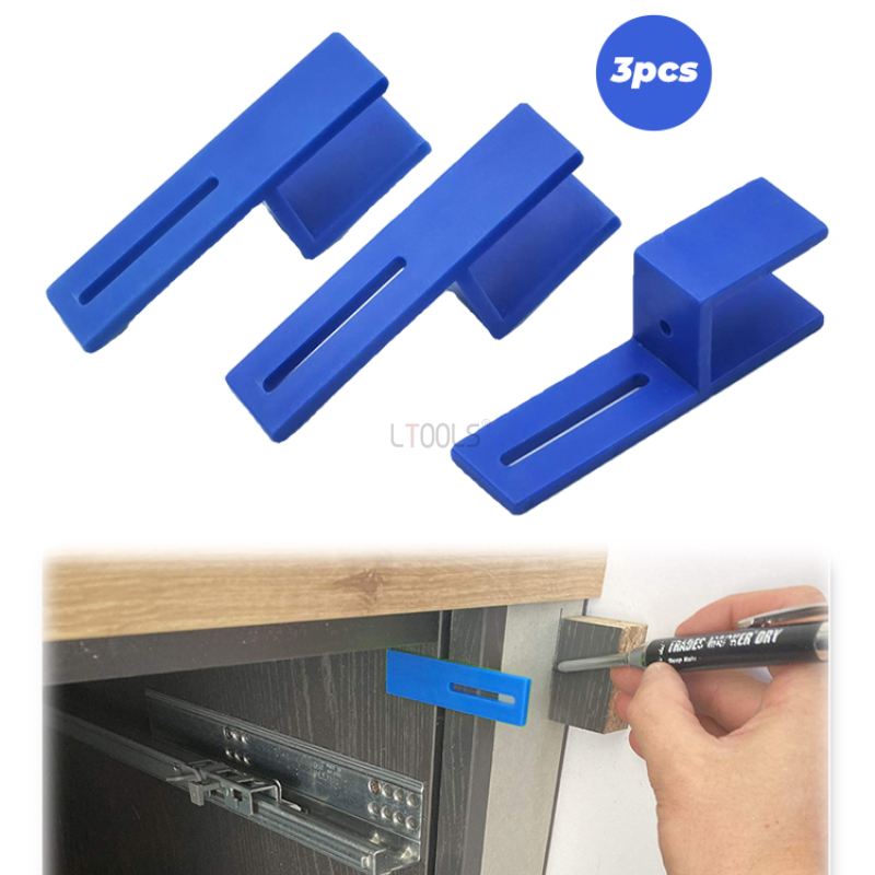 Dowel Jig Kit - 3 pçs 18mm gabaritos fechamento fixação