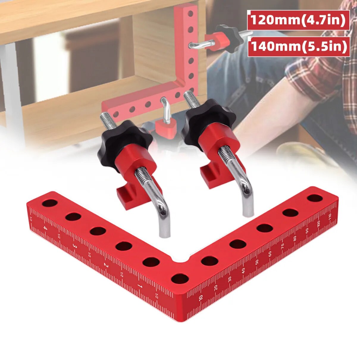 Angle Clamp 90 - 1 conjunto de braçadeiras de ângulo