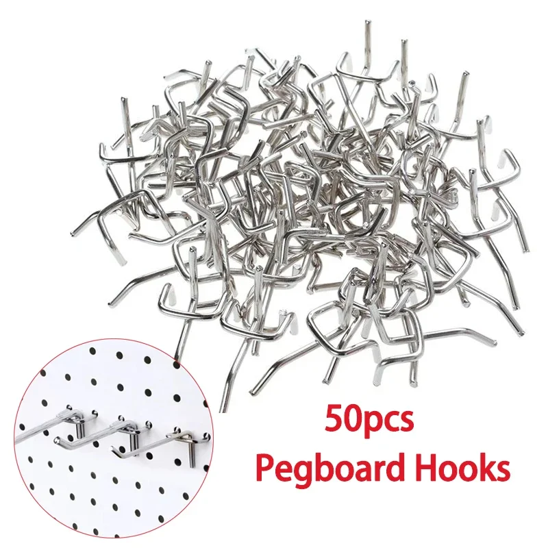 Workshop Tools.Hanging Board - Ganchos de pegboard 50 peças, placa