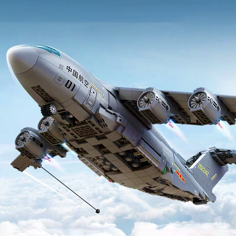 Hand Plane Block - Militar Y-20 grande transporte aeronaves blocos
