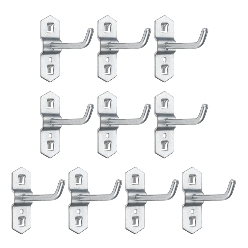 Workshop Tools.Hanging Board - Conjunto com 10 Ganchos de Aço