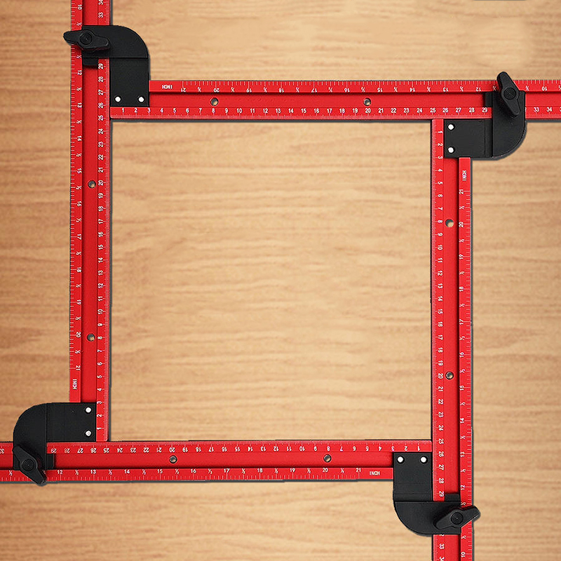 Dowel Jig Kit - Ajustável Praça Router Template Guide, variável