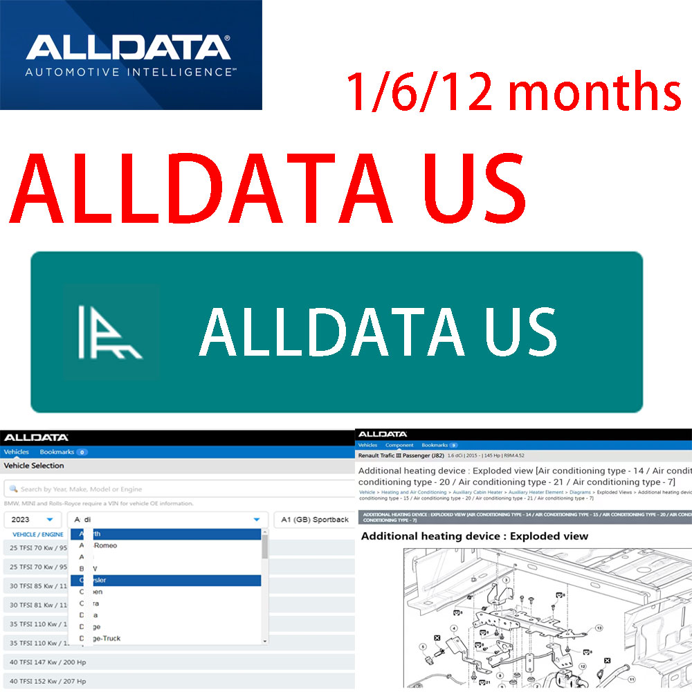 Workshop Tools Online - Mais Recente Alldata US Versão Completa