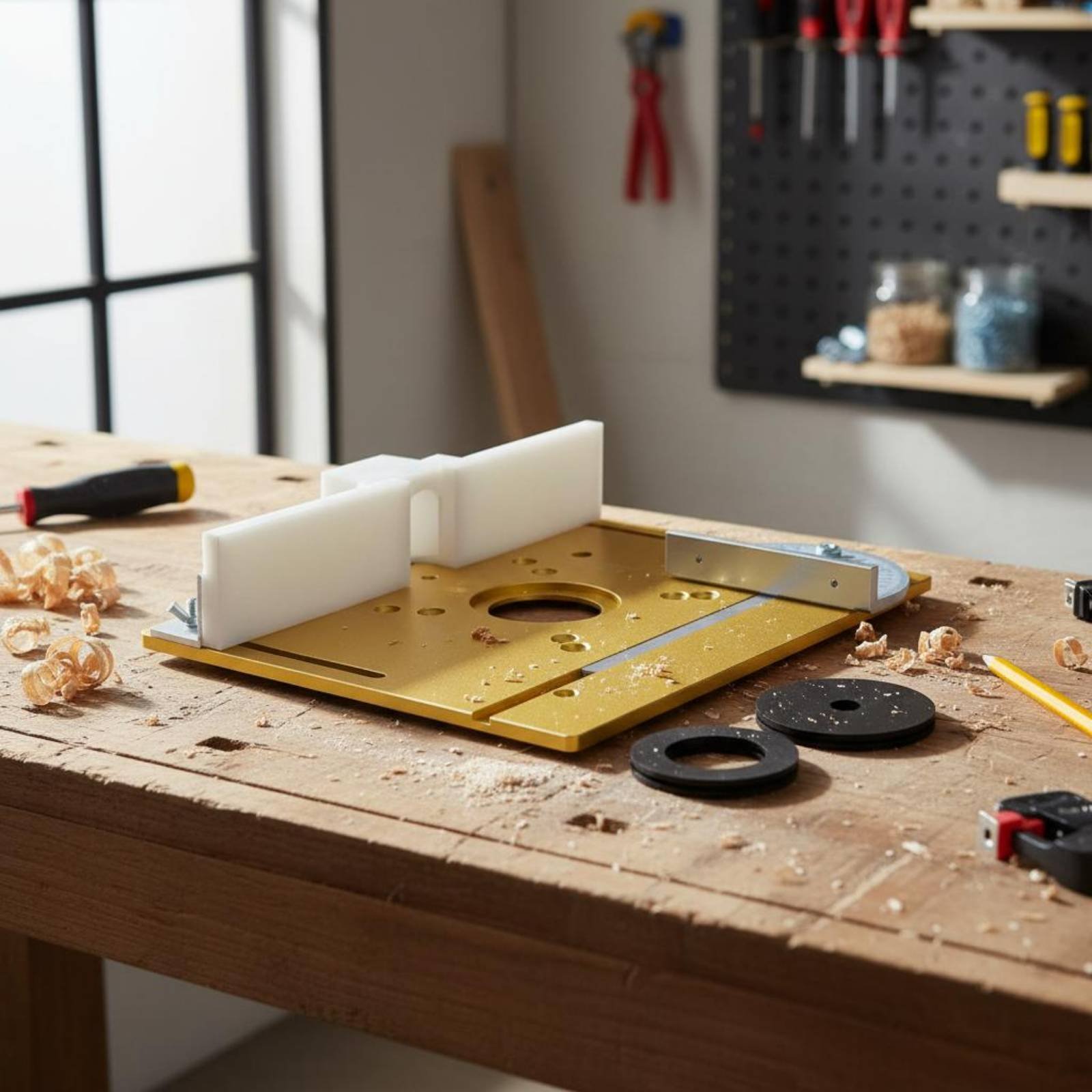 Placa de Inserção de Alumínio  - Router Table Insert avaliação e preço