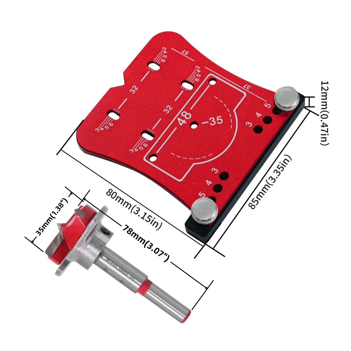 Gabarito de Posicionamento de  - Dowel Jig Kit avaliação e preço