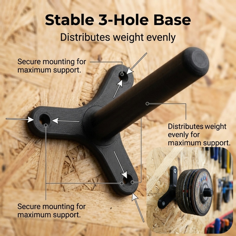 Suporte de Parede para Esmeril - Workshop Tools Holder avaliação e preço
