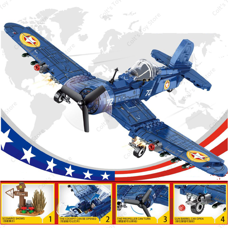 Sluban militar ww2 aviões uniã - Hand Plane Block avaliação e preço