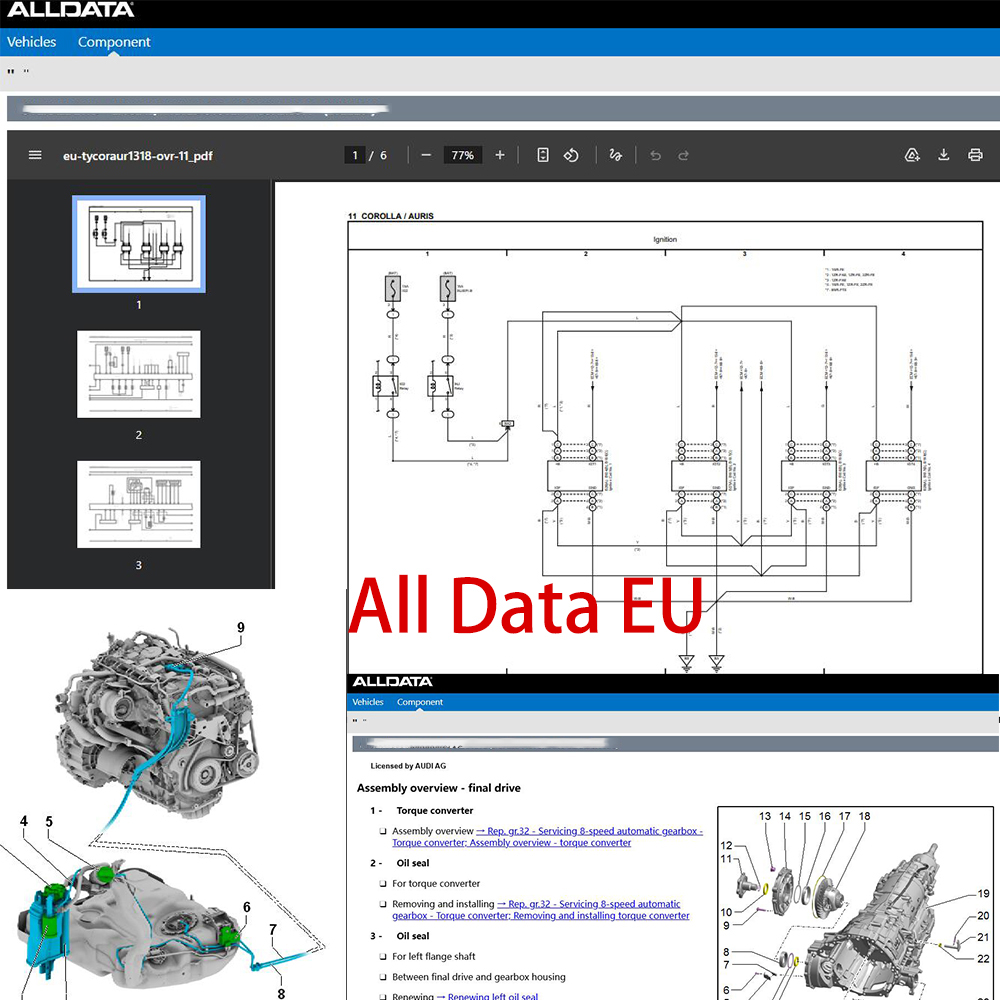 Software de Reparo Alldata 202 - Workshop Tools Online avaliação e preço