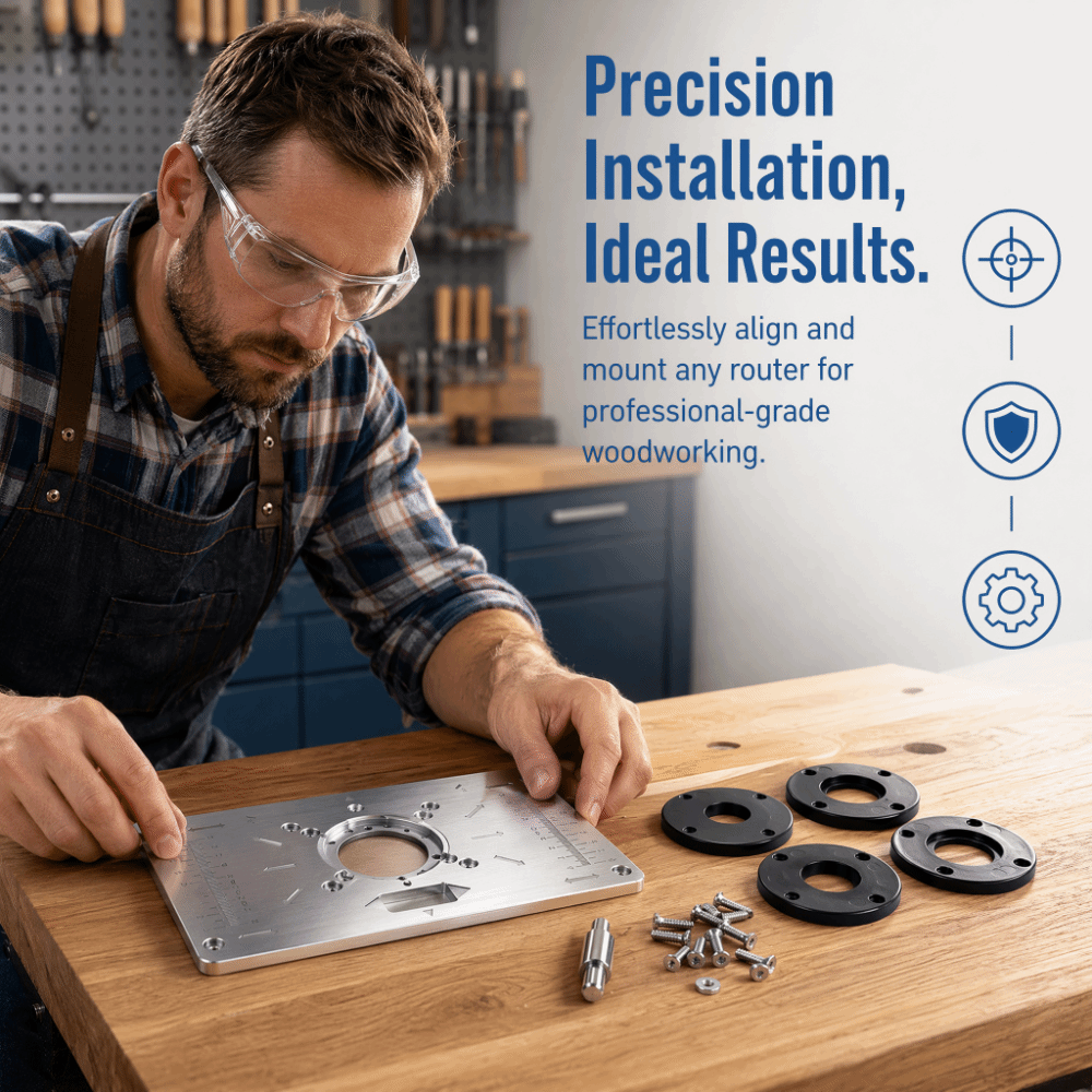 Placa de Inserção para Mesa de - Router Table Insert avaliação e preço