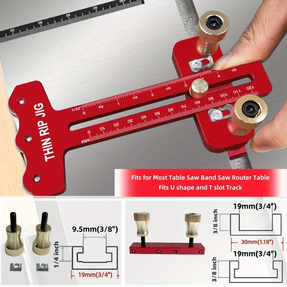 Gabarito de serra de mesa de r - Dowel Jig Kit avaliação e preço
