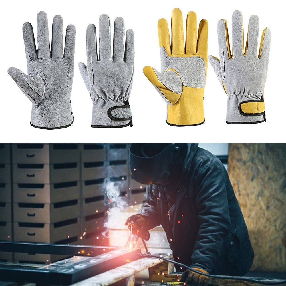 Luvas De Soldagem De Couro, Re - Tools For Welding Workshop avaliação e preço