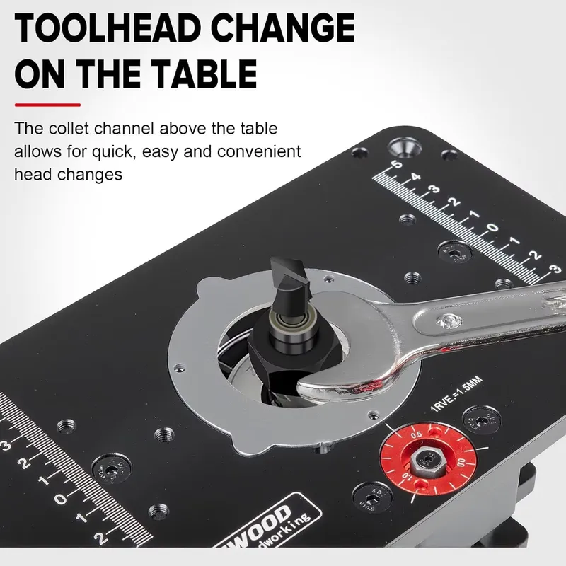 Sistema de Elevação de Mesa pa - Router Table Insert avaliação e preço