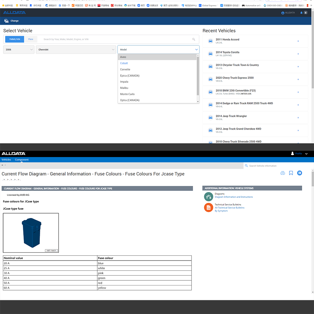 NOVO Software de Reparo Automo - Workshop Tools Online avaliação e preço