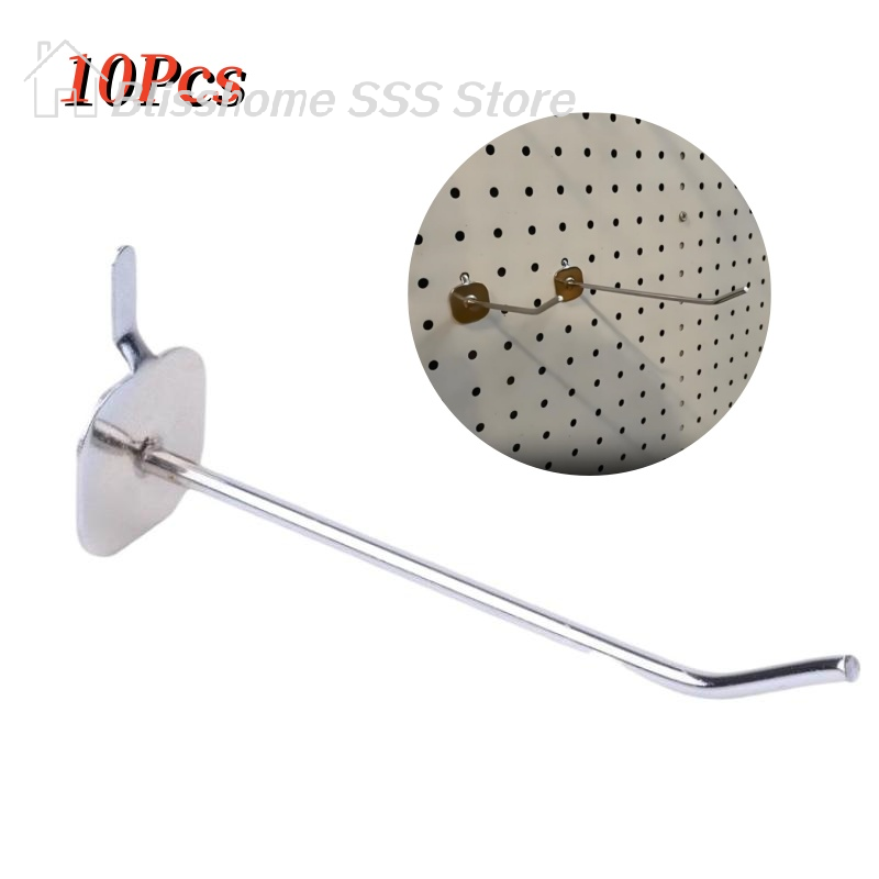 【S】10 Peças Ganchos de Ferro d - Workshop Tools.Hanging Board avaliação e preço