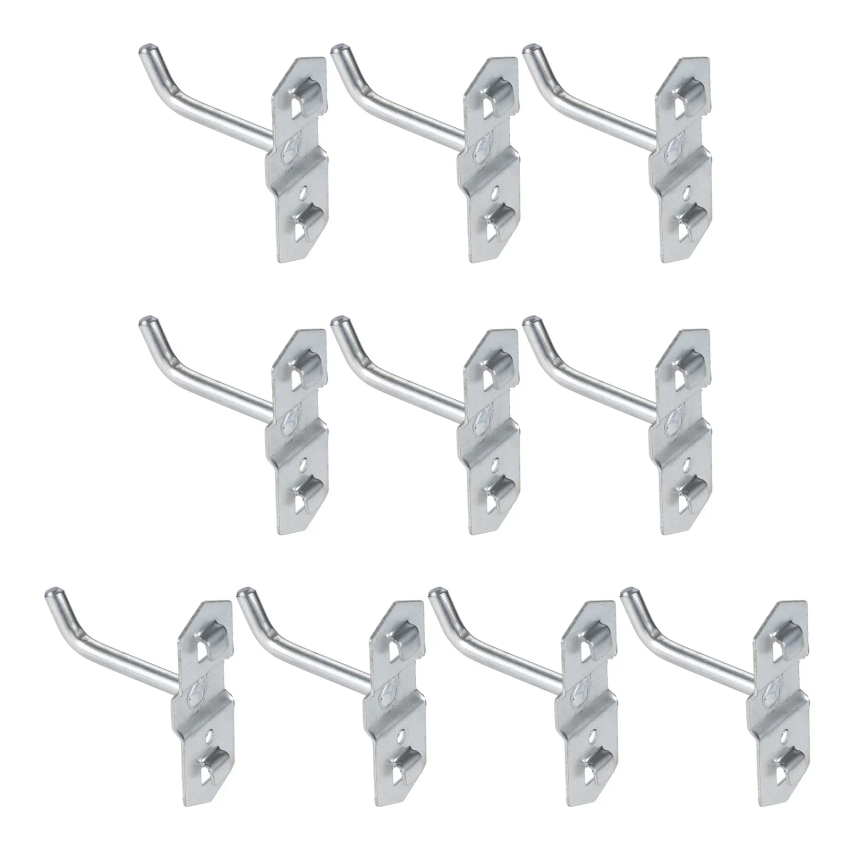 Conjunto com 10 Ganchos de Aço - Workshop Tools.Hanging Board avaliação e preço