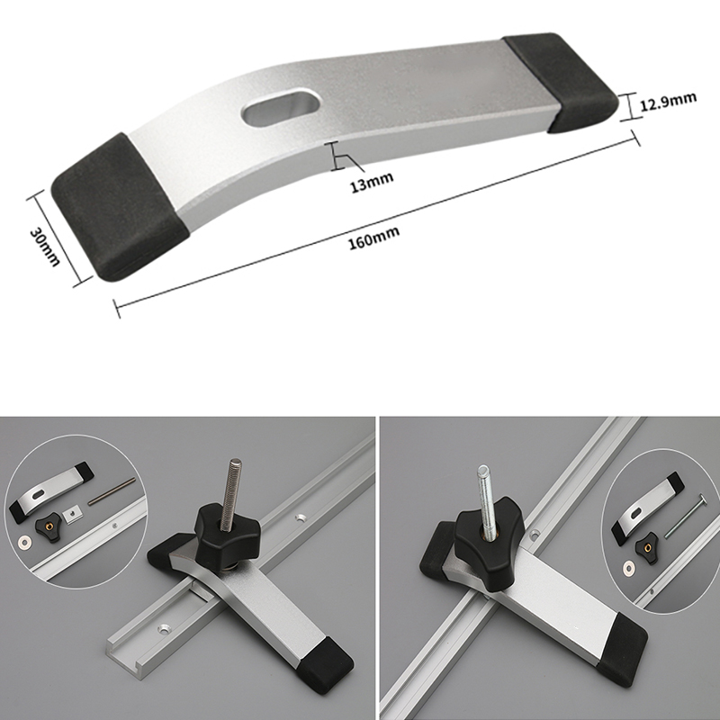 Braçadeira de retenção t-track - Router Table Insert avaliação e preço