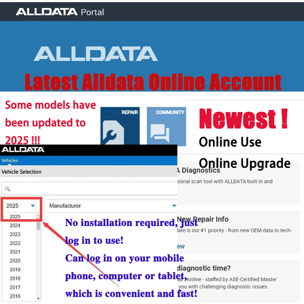 2027 Alldata CAR Data Software - Workshop Tools Online avaliação e preço